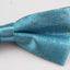 Mens Light Blue Sparkly Glitter Patterned Bow Tie