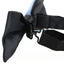 Mens Light Blue Two Tone Layered Bow Tie