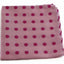 Mens Light & Dark Pink Polka Dot Silk Pocket Square