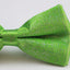 Mens Light Green Sparkly Glitter Patterned Bow Tie