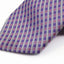 Mens Light Pink & Purple Striped 8cm Patterned Neck Tie