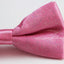 Mens Light Pink Sparkly Glitter Patterned Bow Tie