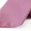 Mens Light Pink Striped 10cm Classic Neck Tie