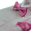 Mens Light Pink With Silver Stars Matching Bow Tie & Pocket Square Set