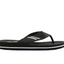 Mens Lightning Bolt Wilson Thongs Sandals Shoes Flip Flops Black/White