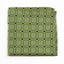 Mens Lime Green Cube Patterned Silk Pocket Square