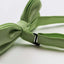 Mens Lime Plain Coloured Checkered Bow Tie