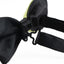 Mens Lime Two Tone Layered Bow Tie