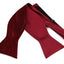 Mens Maroon Self Tie Bow Tie