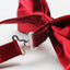 Mens Maroon Solid Plain Colour Bow Tie