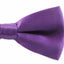 Mens Matt Solid Plain Dark Purple Colour Bow Tie