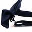 Mens Matt Solid Plain Navy Colour Bow Tie