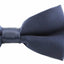 Mens Matt Solid Plain Navy Colour Bow Tie