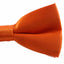 Mens Matt Solid Plain Orange Colour Bow Tie