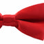 Mens Matt Solid Plain Red Colour Bow Tie