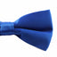 Mens Matt Solid Plain Royal Blue Colour Bow Tie