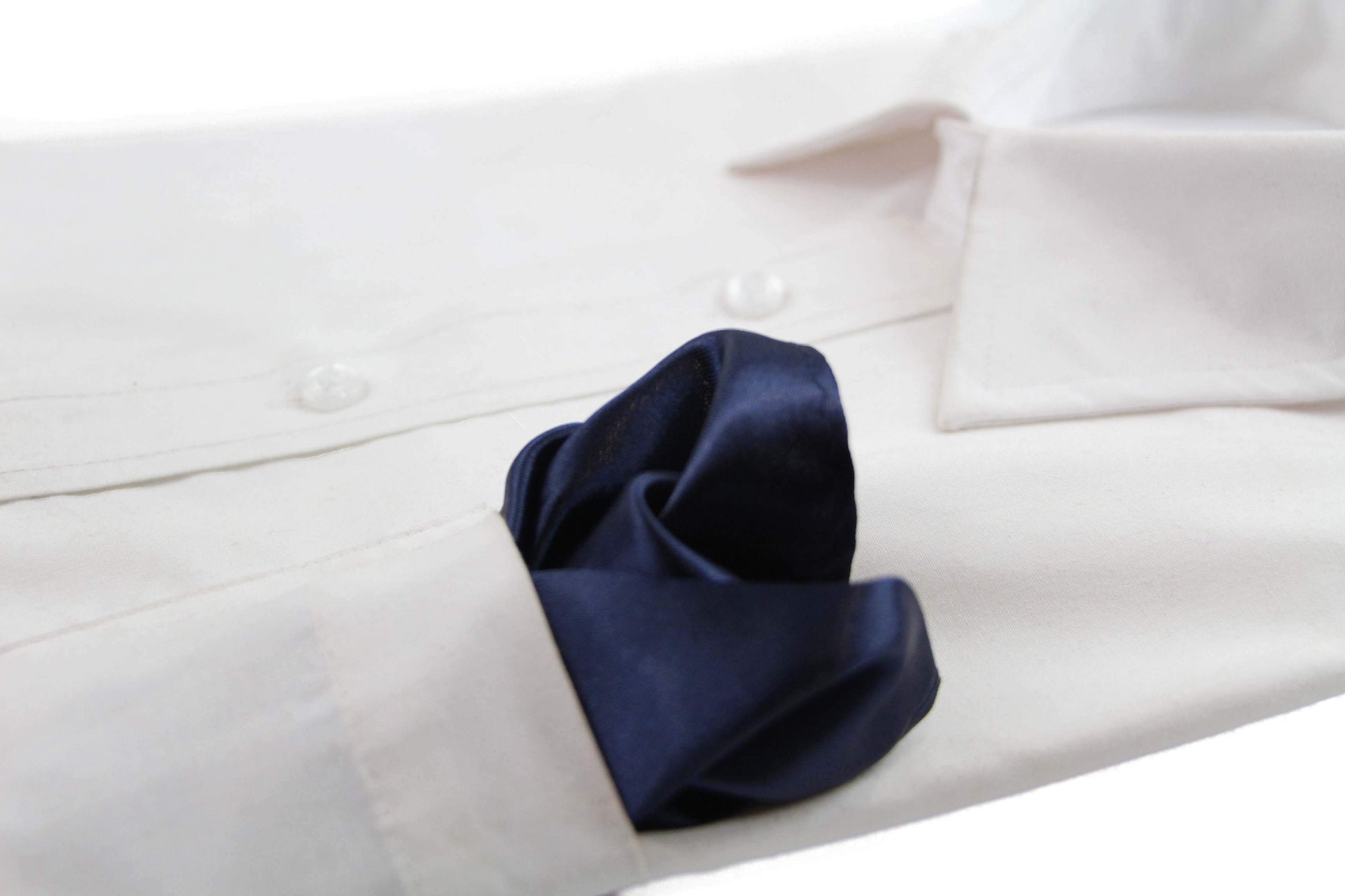 Mens Midnight Blue Pocket Square