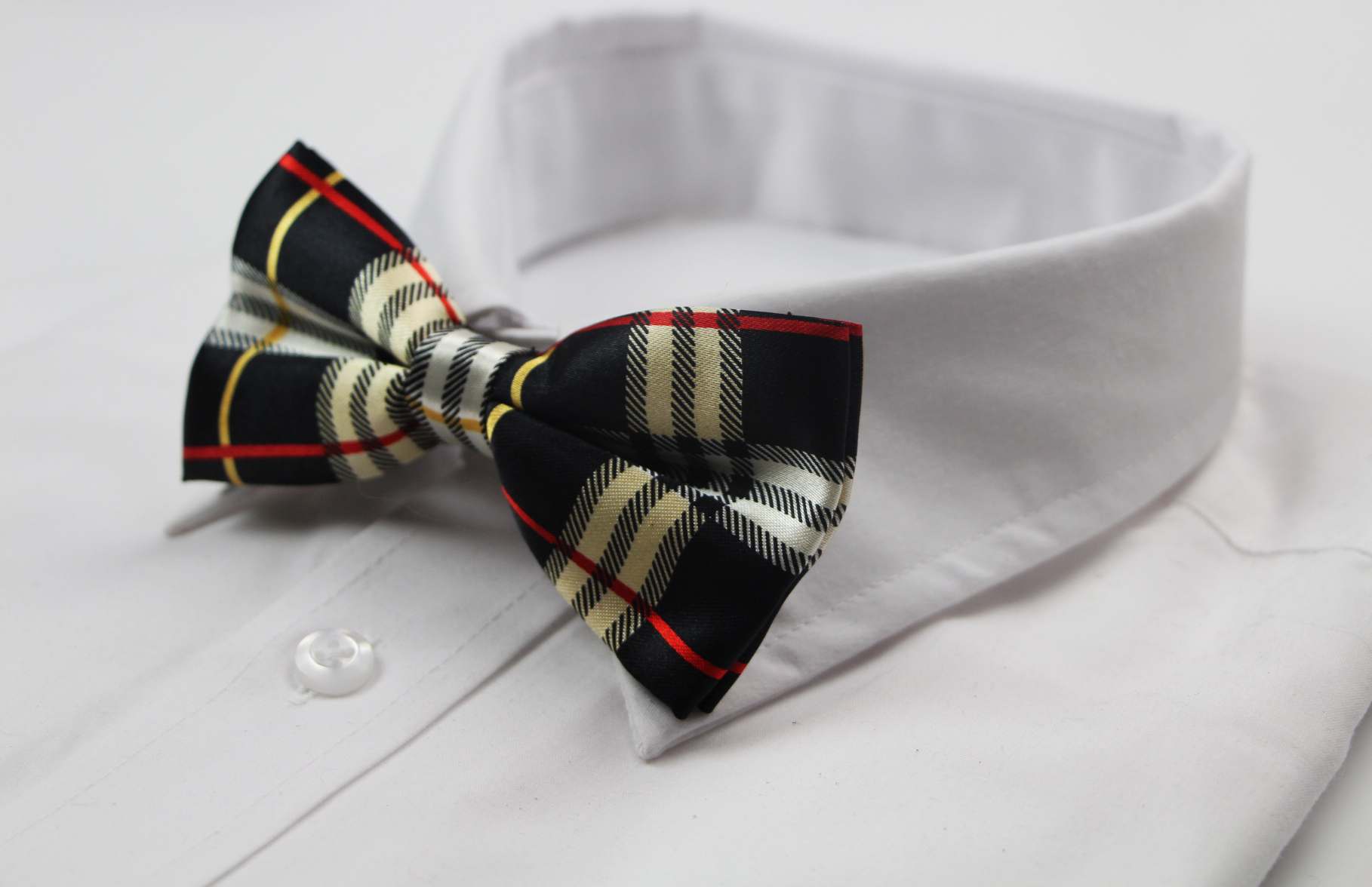 Mens Multicoloured Colourful Stripe Patterned Bow Tie