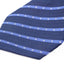 Mens Navy & Blue Striped 8cm Patterned Neck Tie