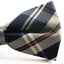 Mens Navy, Cream & Red Plaid Patterned Cotton Bow Tie