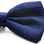 Mens Navy Polka Dot Patterned Bow Tie