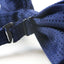 Mens Navy Polka Dot Patterned Bow Tie