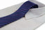 Mens Navy & Purple Striped 8cm Patterned Neck Tie