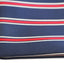 Mens Navy & Red Striped Silk Pocket Square