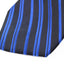 Mens Navy & Royal Blue Striped 8cm Patterned Neck Tie