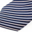 Mens Navy & Salmon Striped 8cm Patterned Neck Tie