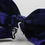 Mens Navy Solid Plain Colour Bow Tie