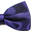 Mens Navy Solid Plain Colour Bow Tie