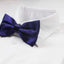 Mens Navy Solid Plain Colour Bow Tie