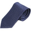 Mens Navy With White Mini Polka Dots Patterned 8cm Neck Tie