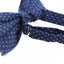 Mens Navy With White Star Cotton Bow Tie