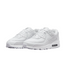 Mens Nike Air Max 90 Premium Triple White Athletic Shoes
