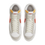 Mens Nike Blazer Mid 77 Pro Club Remastered White/ Orange Athletic Shoes