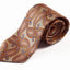Mens Orange & Blue Paisley Patterned 8cm Neck Tie