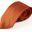 Mens Orange Elegant Patterned 8cm Neck Tie