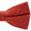Mens Orange Multicoloured Star Cotton Bow Tie