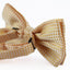 Mens Pale Orange Polka Dot Patterned Bow Tie