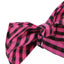 Mens Pink & Black Checkered Patterned Bow Tie