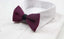 Mens Pink & Black Cross-Hatched Knitted Bow Tie