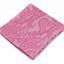 Mens Pink Paisley Pocket Square