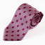 Mens Pink Polka Dot Patterned 8cm Neck Tie