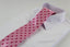 Mens Pink Polka Dot Patterned 8cm Neck Tie