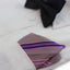 Mens Pink Purple & Red Silk Pocket Square