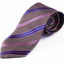 Mens Pink & Purple Striped 8cm Patterned Neck Tie