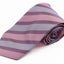 Mens Pink Striped 8cm Patterned Neck Tie
