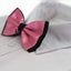 Mens Pink Two Tone Layered Bow Tie